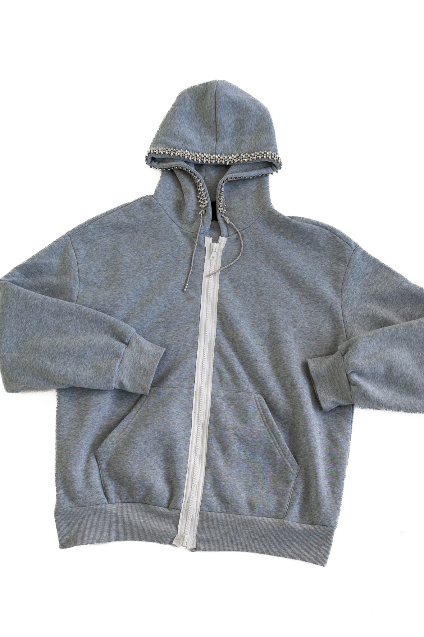 Crystal-Contour Hoodie