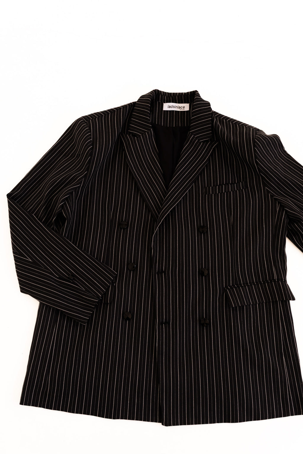 Stride Pinstripe Blazer