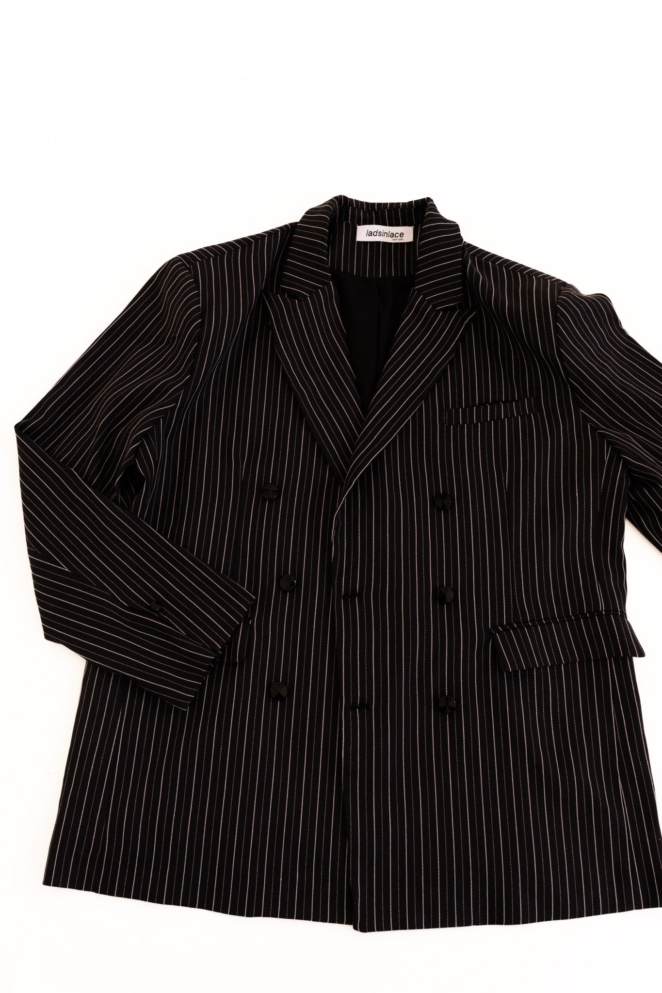 Stride Pinstripe Blazer