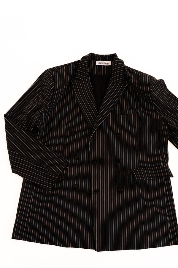 Stride Pinstripe Blazer