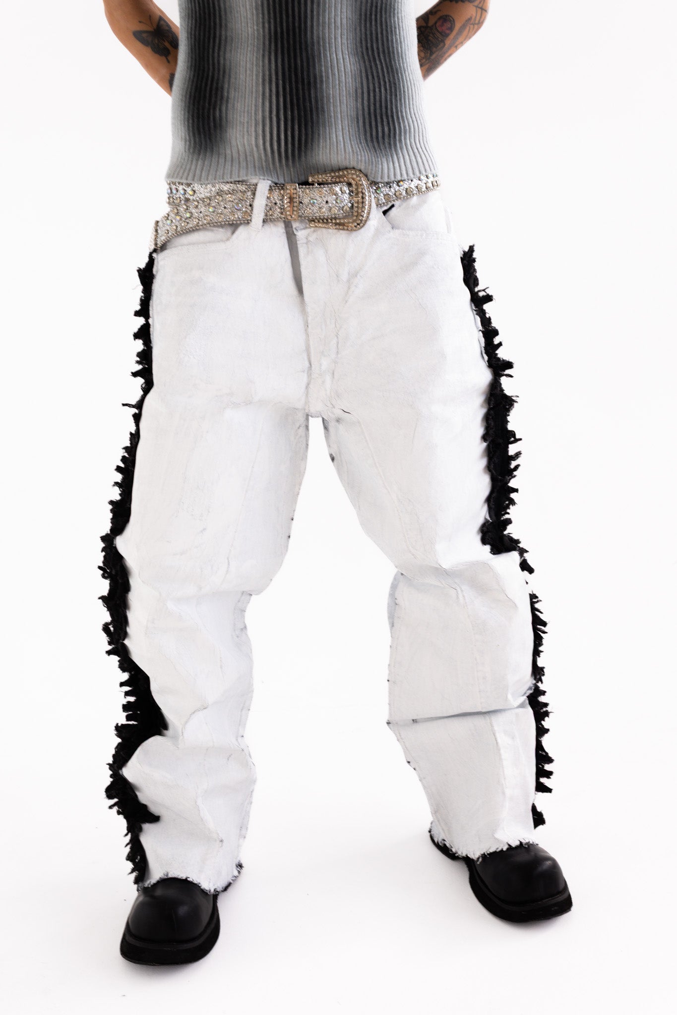 Shaggy Painted Denim