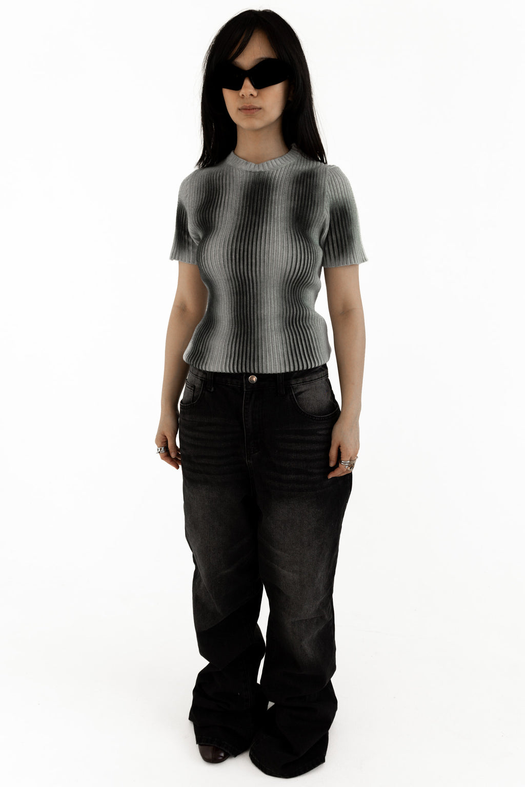 Ombre Vertical Knit