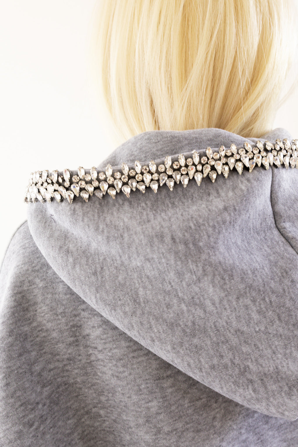 Crystal-Contour Hoodie