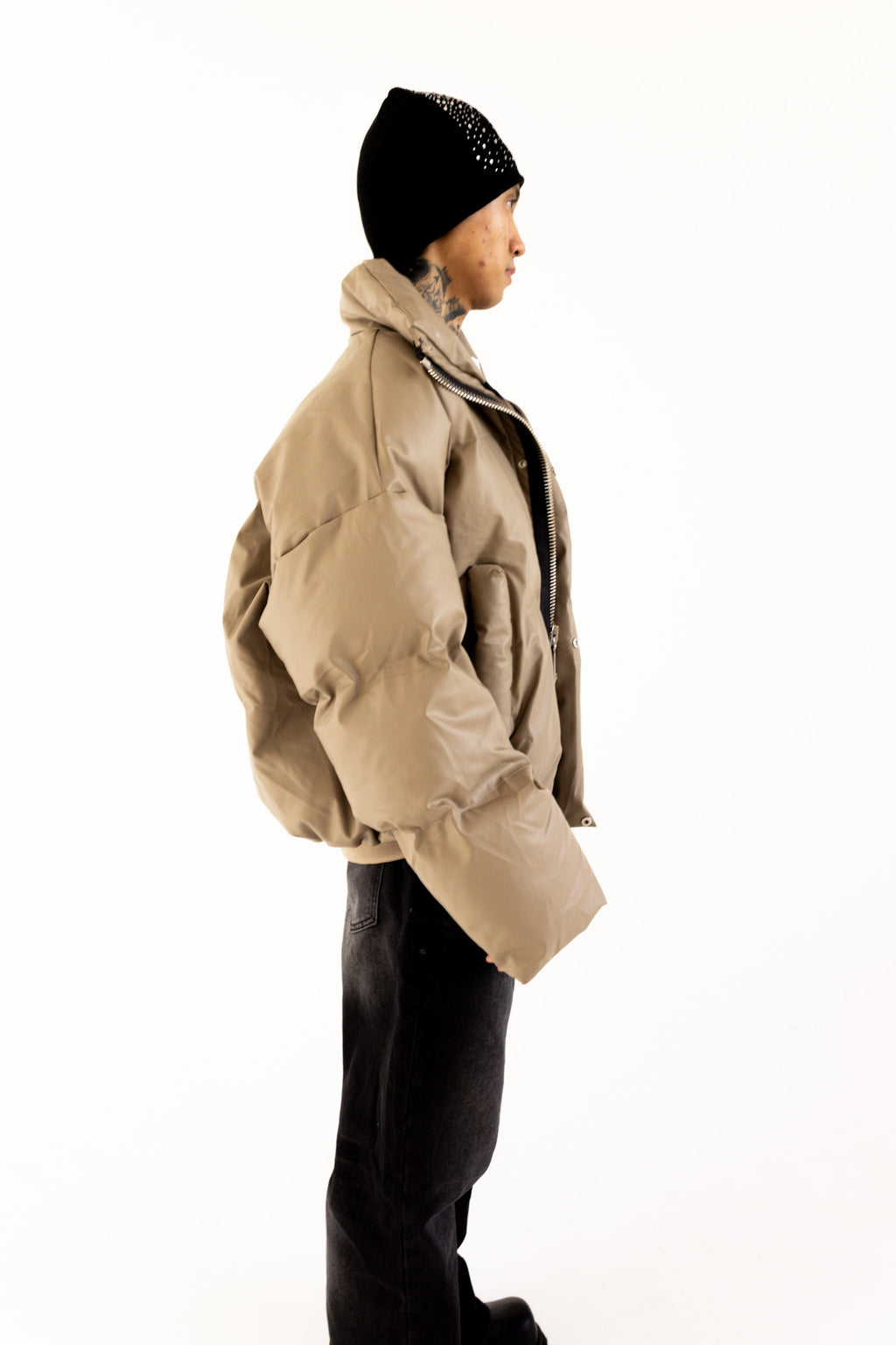 Latte Cloud Vegan Puffer